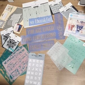 Bethany Mota Home Design Stickers - Blue and Pink